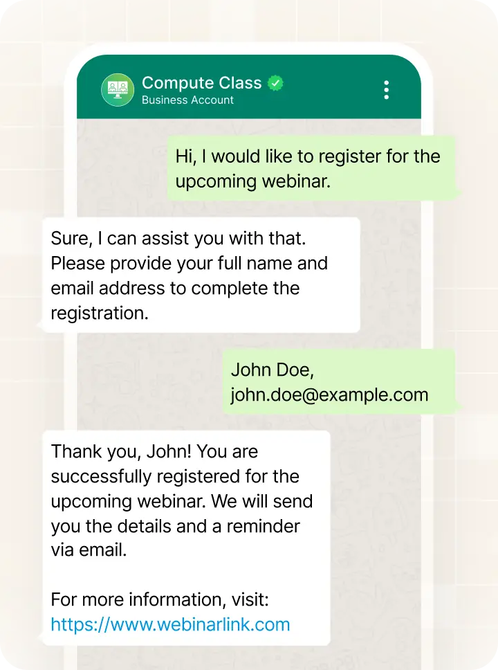 Webinar Registration